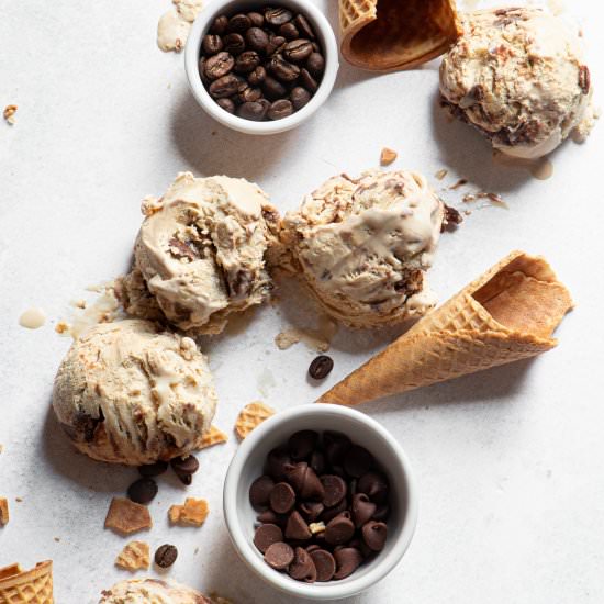 Homemade Coffee Ice Cream