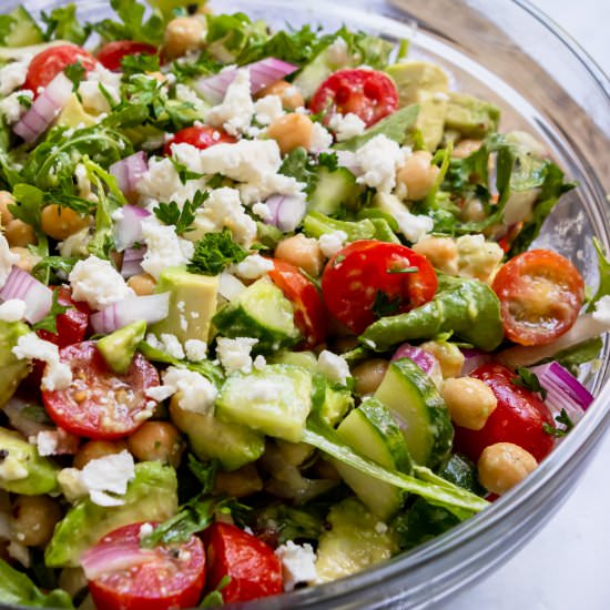Chickpea Avocado Salad
