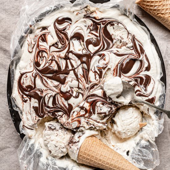 Tahini Chocolate ice cream