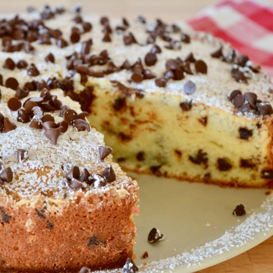 Chocolate Chip Ricotta Cake
