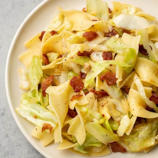easy bacon and cabbage