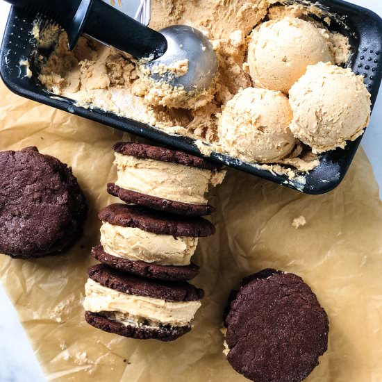 PB Ice Cream Sandwich