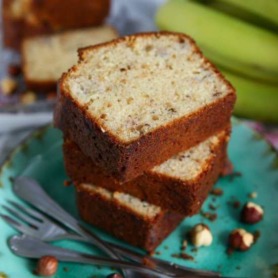 Spiced Olive Oil Banana Bread