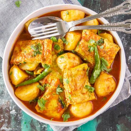 Omelette er Jhol/ Omelette Curry