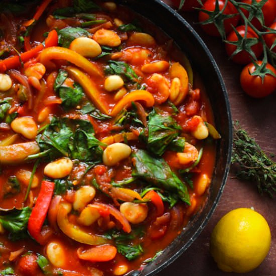 Lemony Butter Bean Stew