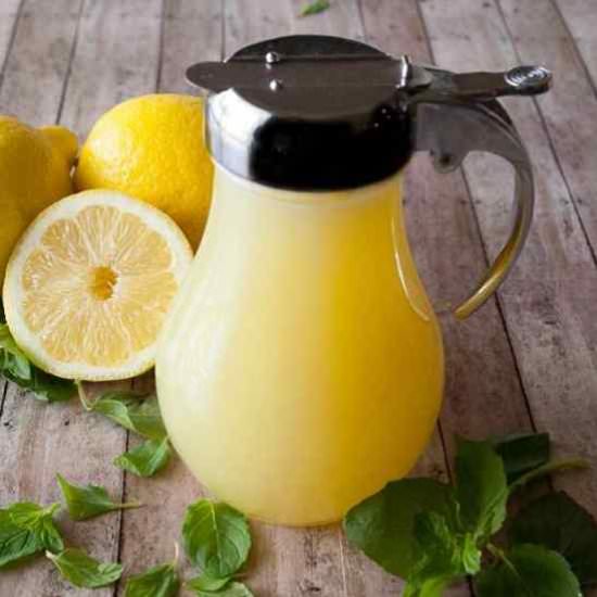 Lemon Cream Syrup