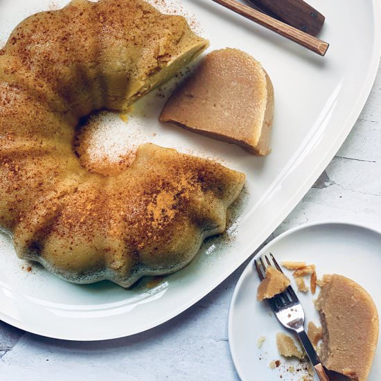 Greek Vegan Semolina Halva Cake