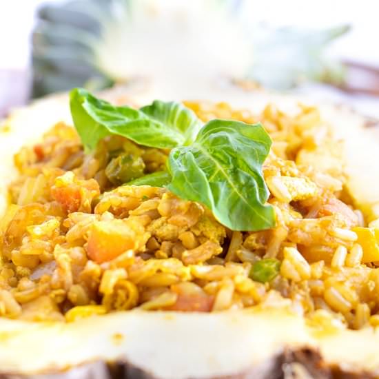 Vegan Pineapple Fried Rice