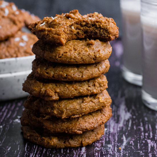 Vegan Coconut Almond Butter Cookies