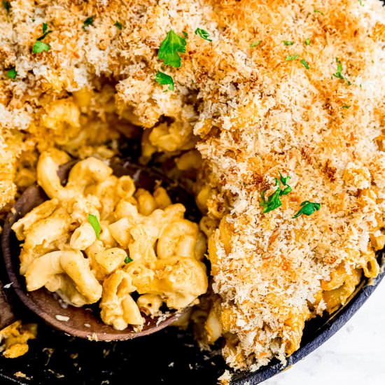 Baked Vegan Mac and Cheese