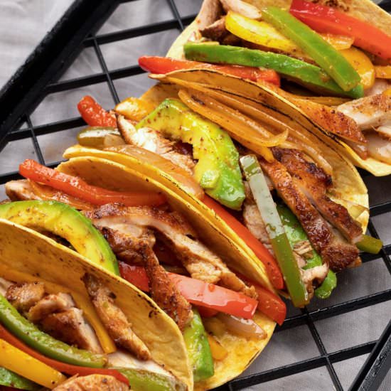 Healthy Chicken Fajitas