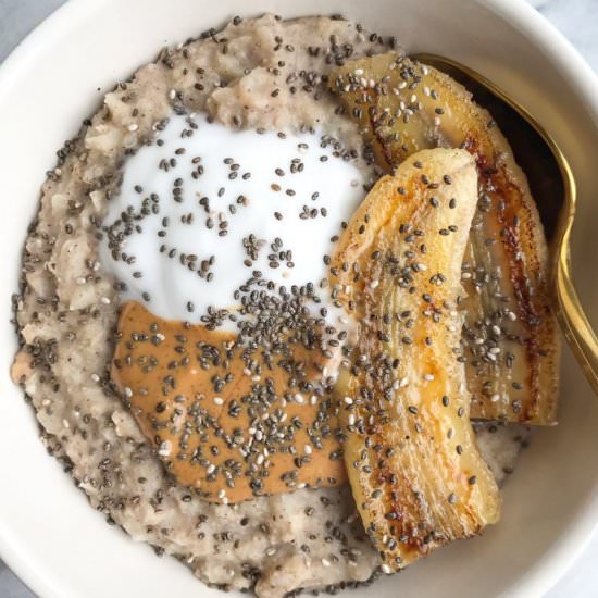 Grain-Free Banana Bread ‘Oatmeal’