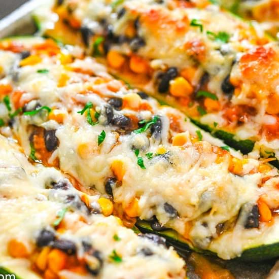 Mexican Zucchini Boats