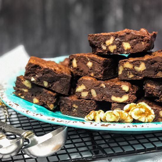 Gluten-free Double Chocolate Brownies