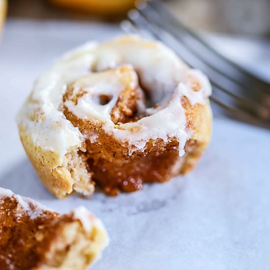 Vegan + Grain-Free Cinnamon Buns