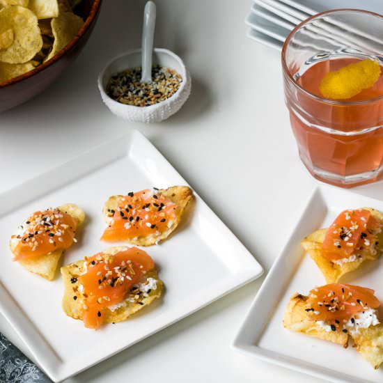 Smoked Salmon Potato Chips