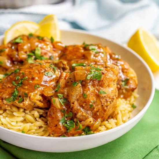 Instant Pot lemon chicken