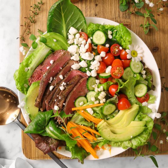 Mixed Greens Steak Salad