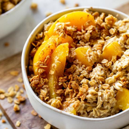 Peach Oatmeal