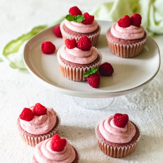 Raspberry Cupcakes