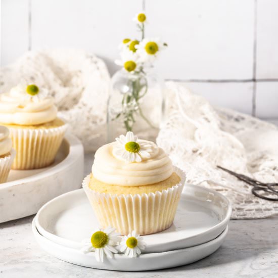 Chamomile and Honey Cupcakes