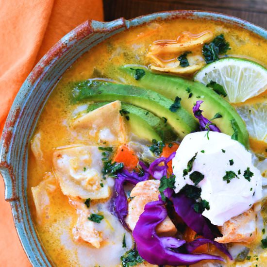 Instant Pot Chicken Tortilla Soup
