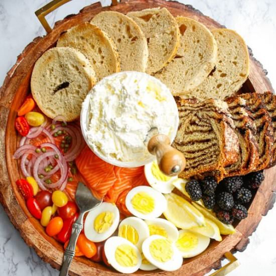 Bagels and Lox Brunch Platter