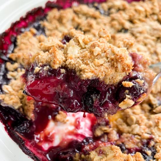 Blueberry Peach Crisp