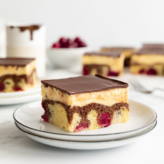 Donauwelle or Snow White Cake