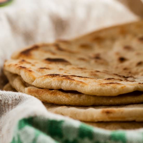 flat breads no yeast