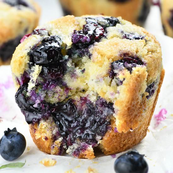 Blueberry Cobbler Muffins