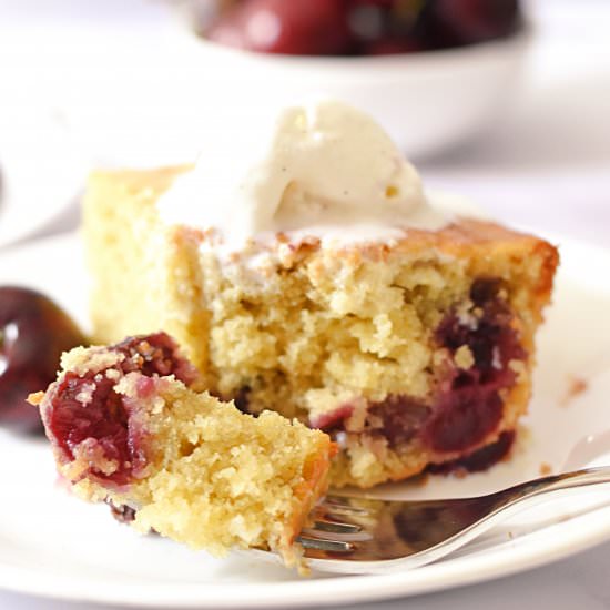 One-Bowl Cherry Cake