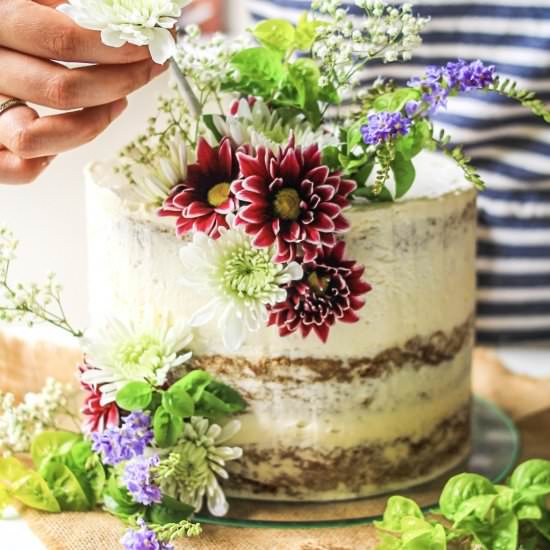 Gluten Free Coconut Carrot Cake