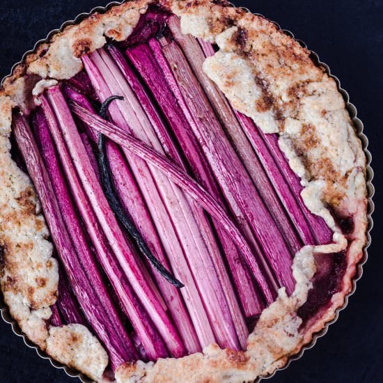 Strawberry-Rhubarb Galette