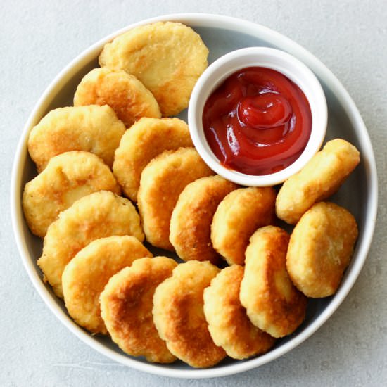 Japanese Style Vegan Tofu Nuggets