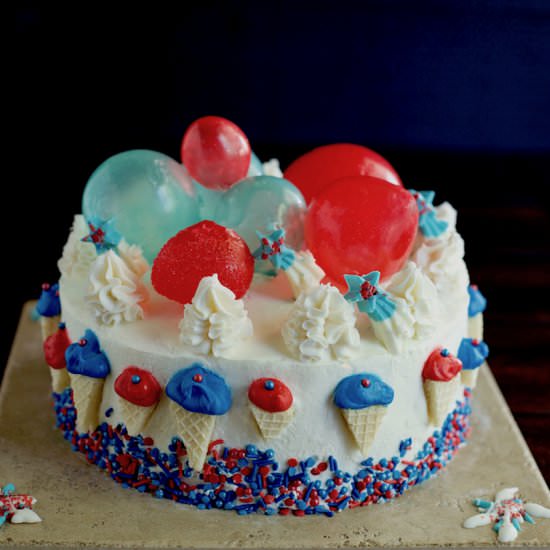 White vanilla cake