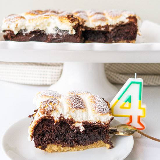 GF S’More Chocolate Cake