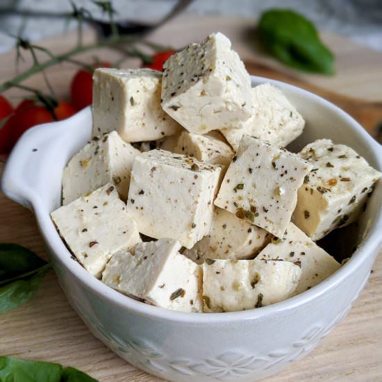 Vegan Tofu Feta Cheese