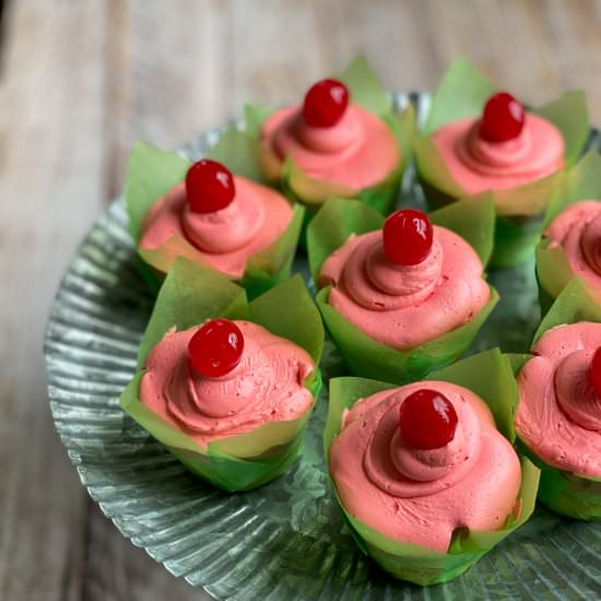 Cherry Limeade Cupcakes