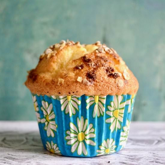 Blueberry and Lemon Oat Muffins