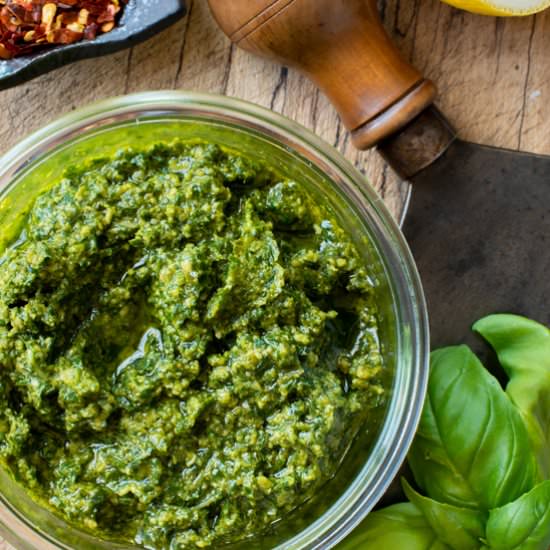 Nut Free Basil Pesto