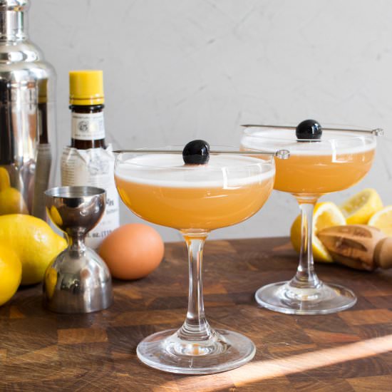 The classic whiskey sour
