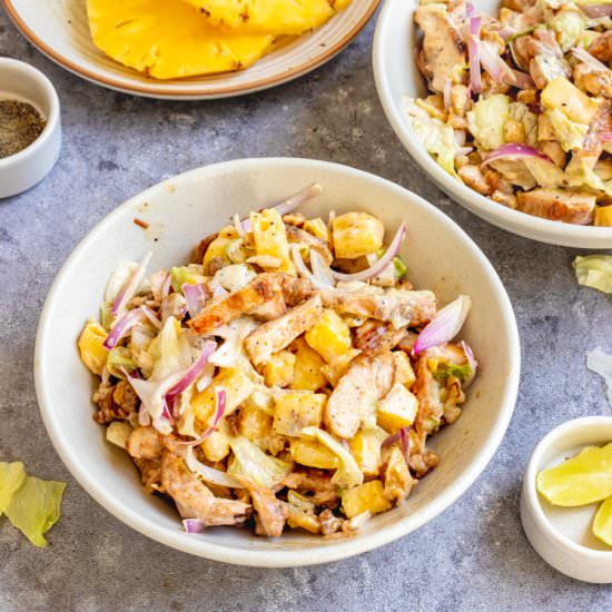 Hawaiian Pineapple Chicken Salad