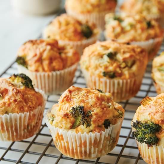 Broccoli Cheddar Muffins