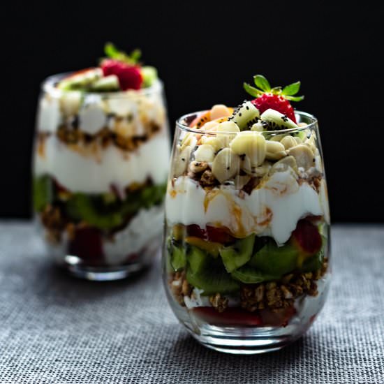 Greek Yogurt with Fruit and Granola