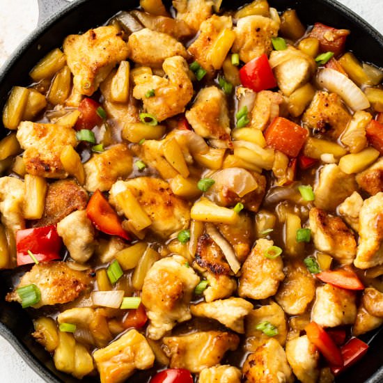 pineapple chicken (asian style)