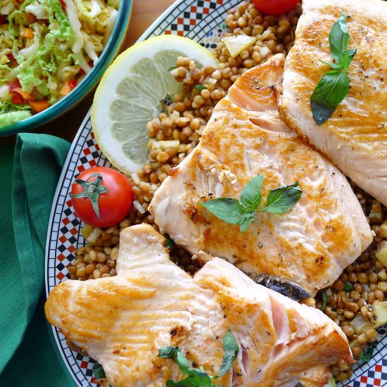 Lentils with Spicy Dressing