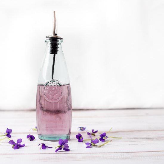 Homemade Wild Violet Syrup