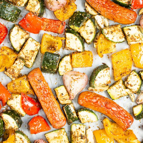 Sheet Pan Sausage and Veggies