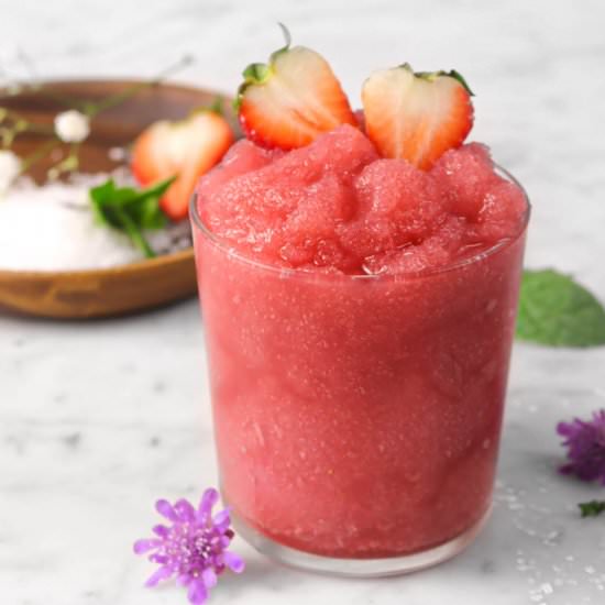 Strawberry Moscato Slush